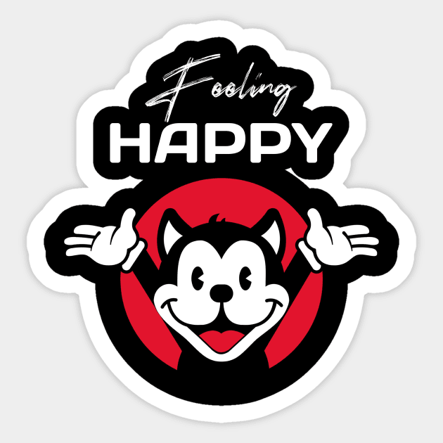 Feeling Happy Sticker by MONMON-75